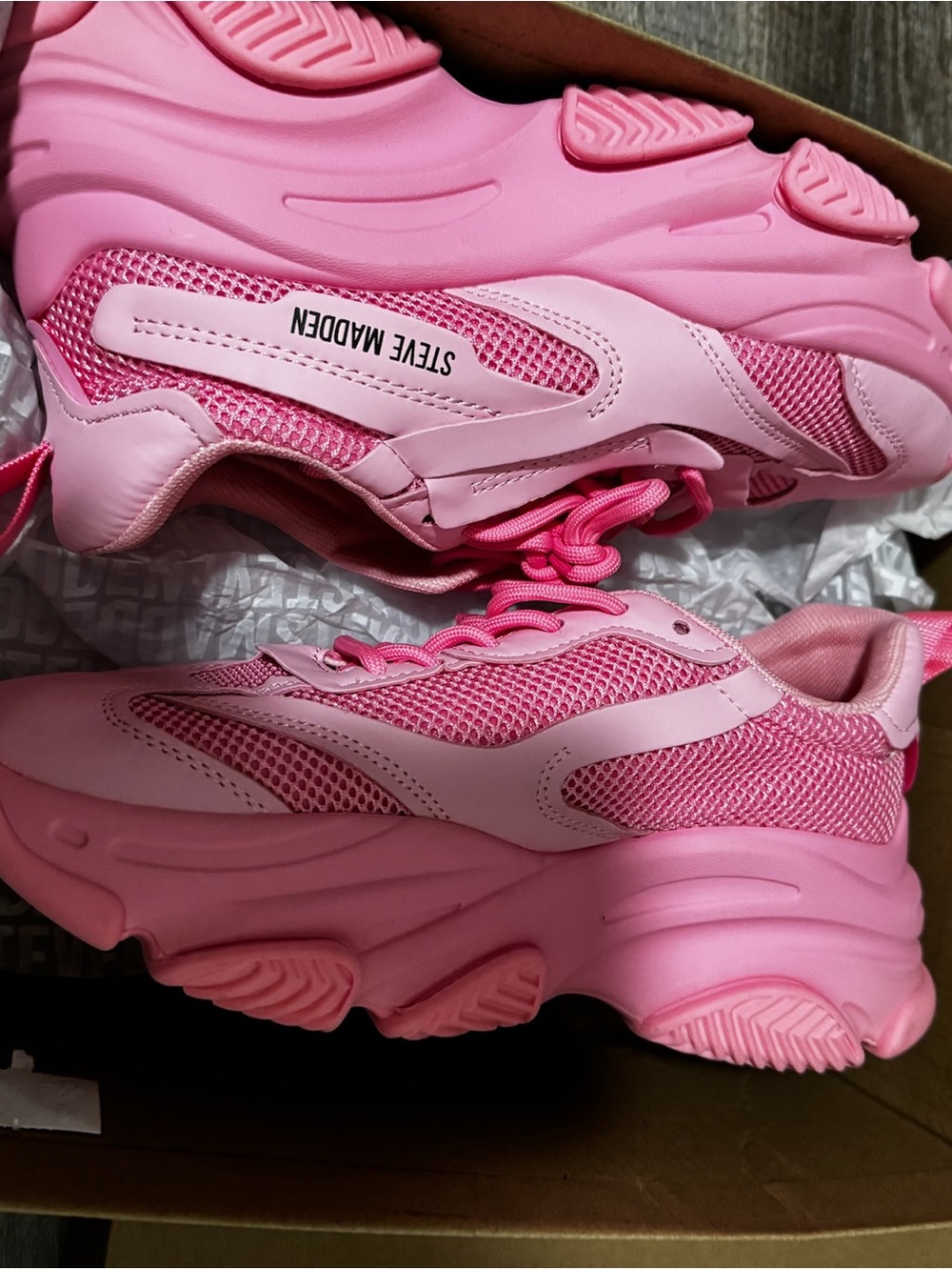 Steve Madden Bubblegum Pink Platform Sneakers